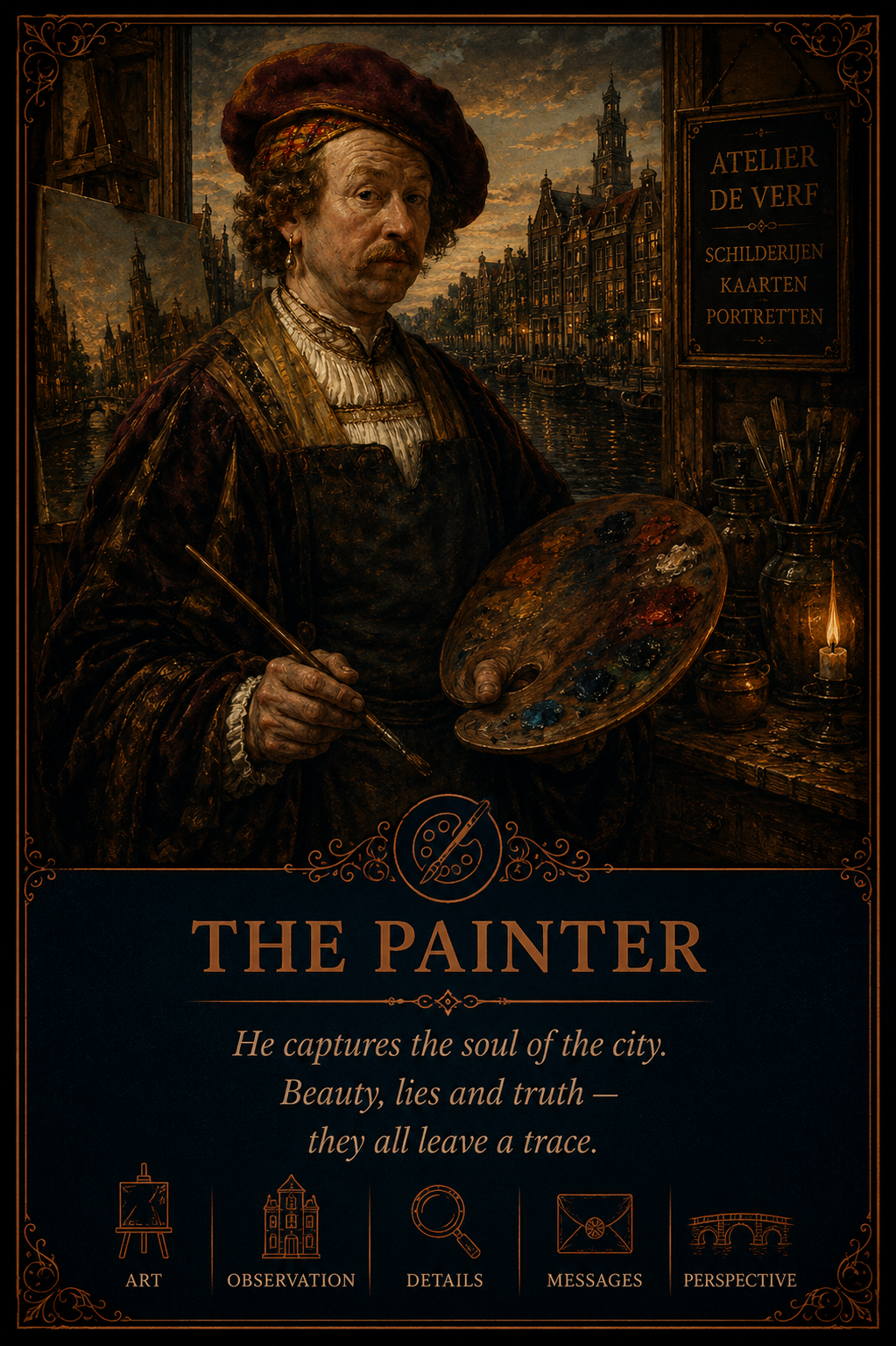 The Painter — Rembrandt Square